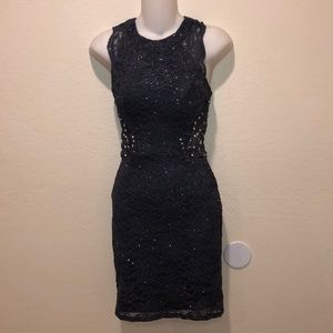 Midnight Blue Bodycon Formal Dress